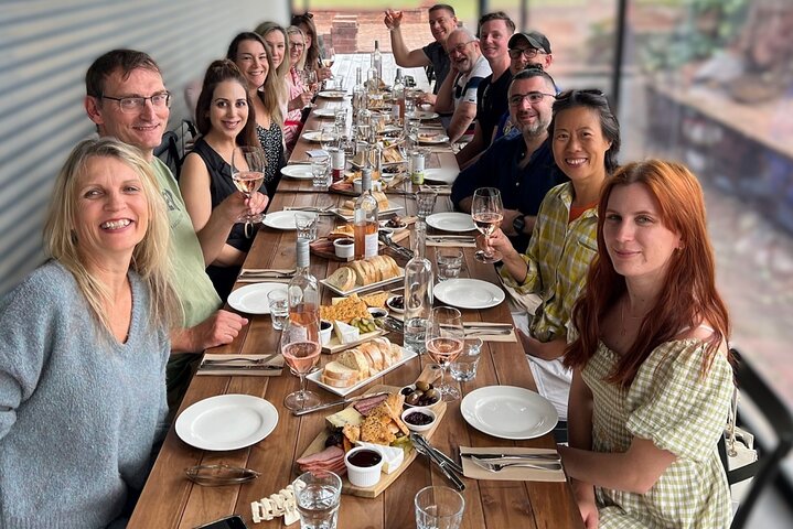 Small-group wine tour lunch at a Barossa winery